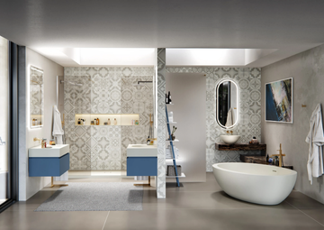 ELITE - Freestanding oval Solid Surface bathtub by MOMA Design - view 3